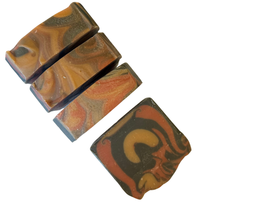 Wicked Ember – Sandalwood & Amber Handmade Soap with Activated Charcoal