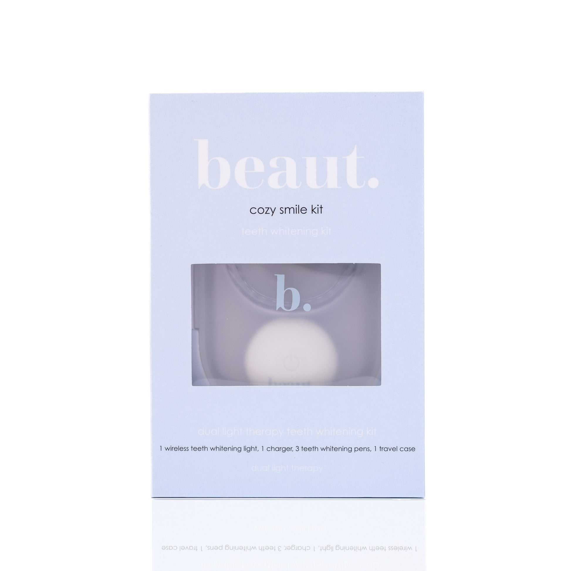 Cozy smile kit packaging with 'b.' branding on a white background