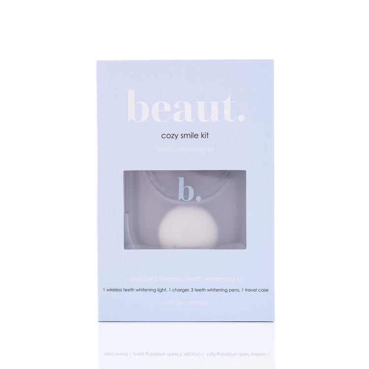 Cozy smile kit packaging with 'b.' branding on a white background