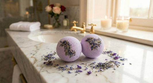 Moonlit Lavender – Relaxing Lavender Bath Bomb for Stress Relief & Sleep