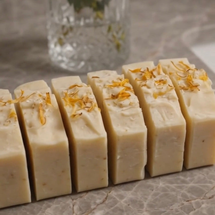 Naked Nurture – Soothing Oatmeal & Calendula Soap for Sensitive Skin